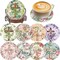 Diamond Painting Art Coaster Kit - 8 PCS Cross Christian Diamond Art Coaster Set With Bible Verse Religious Gem Art Coaster Non Slip Diamond Painting Kits Inspirational Gift for Adults Beginners Xmas